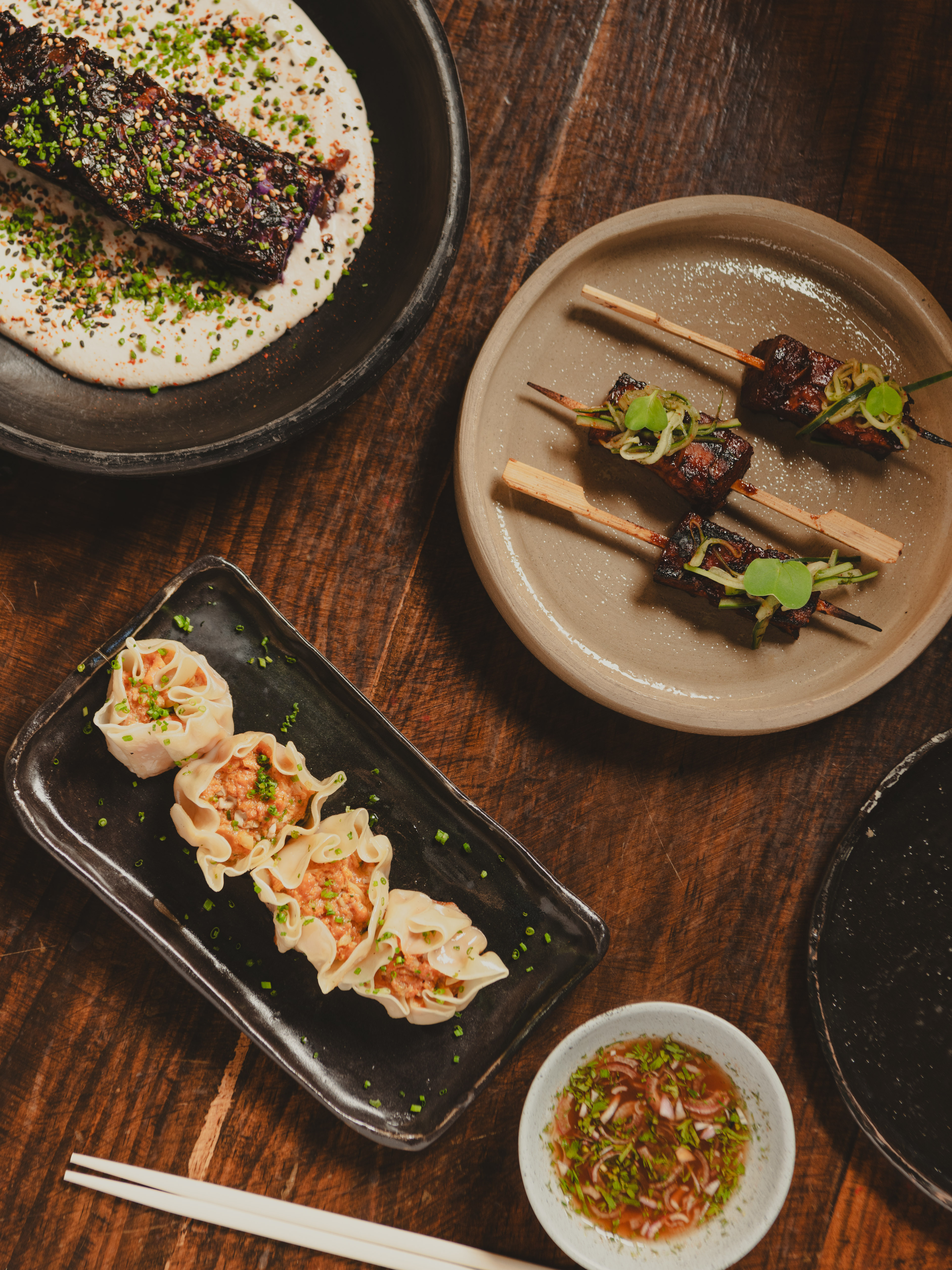 Detalle gastronómico de Tres Cuatro Cinco